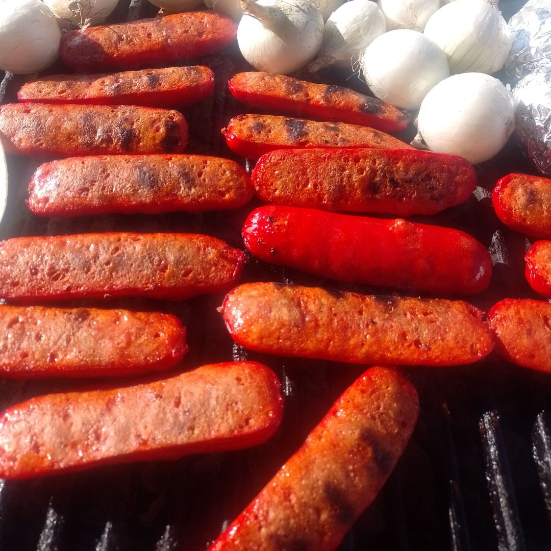 Salchichón asado
