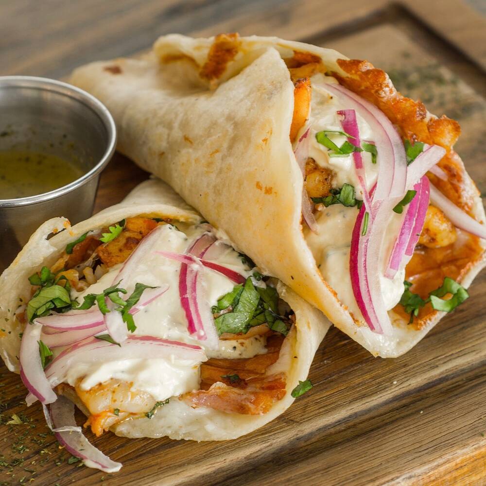 Tacos Árabes De Camarón (2)