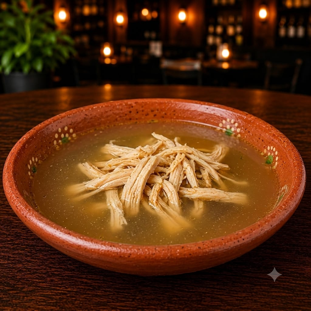 Consomé de Pollo con Arroz