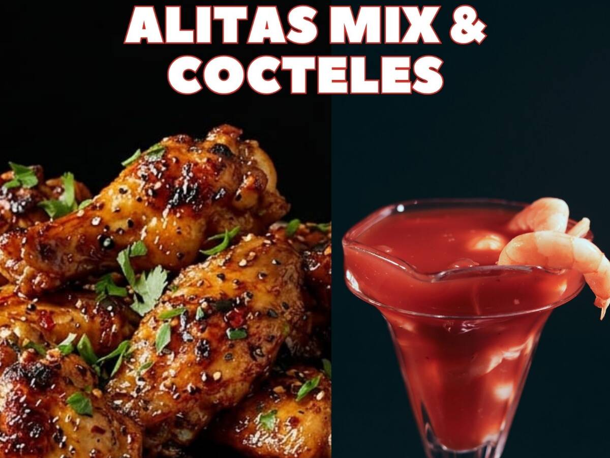 ALITAS MIX Y COCTELES "LA PATRONA"