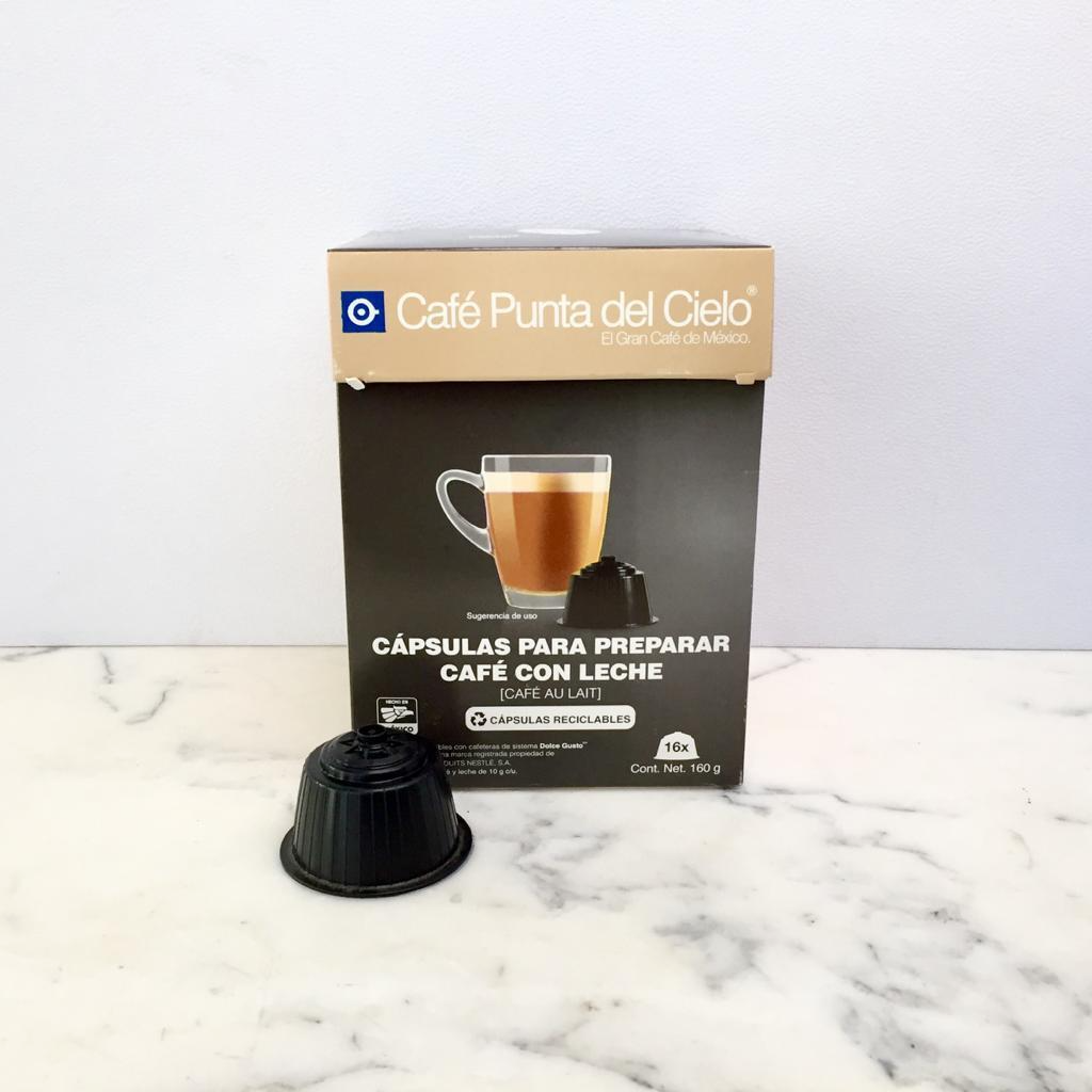 Caja Cápsulas Café con Leche