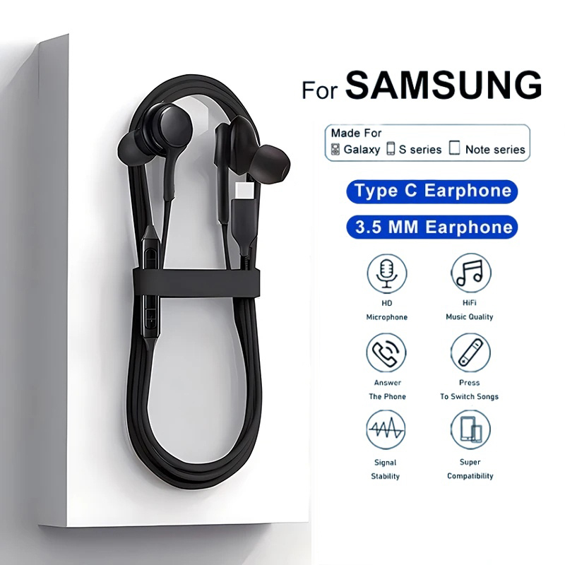 Audifonos Originales con Cable Tipo C para Samsung