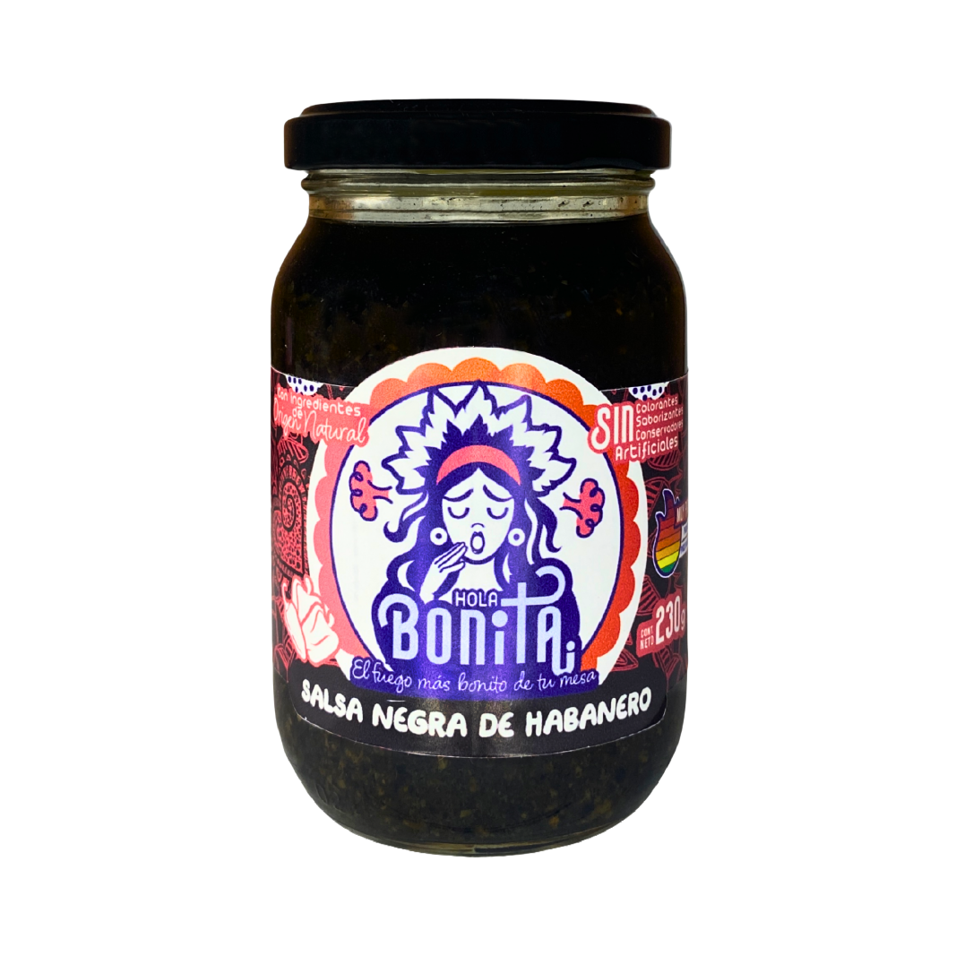 Salsa Negra de Habanero