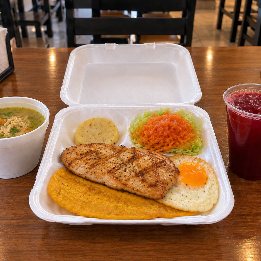 Almuerzo Casero con Pechuga