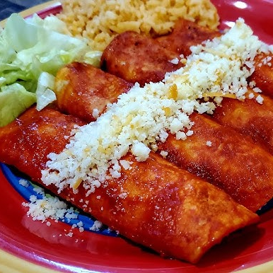 Enchiladas rojas