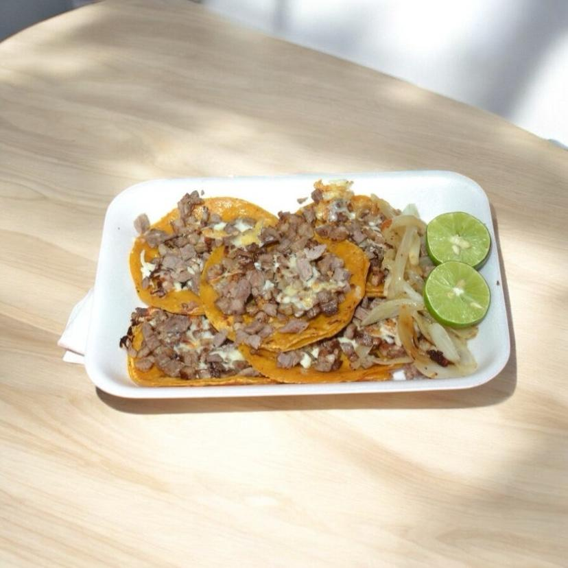 Orden de Bistec con Queso 5 Tacos