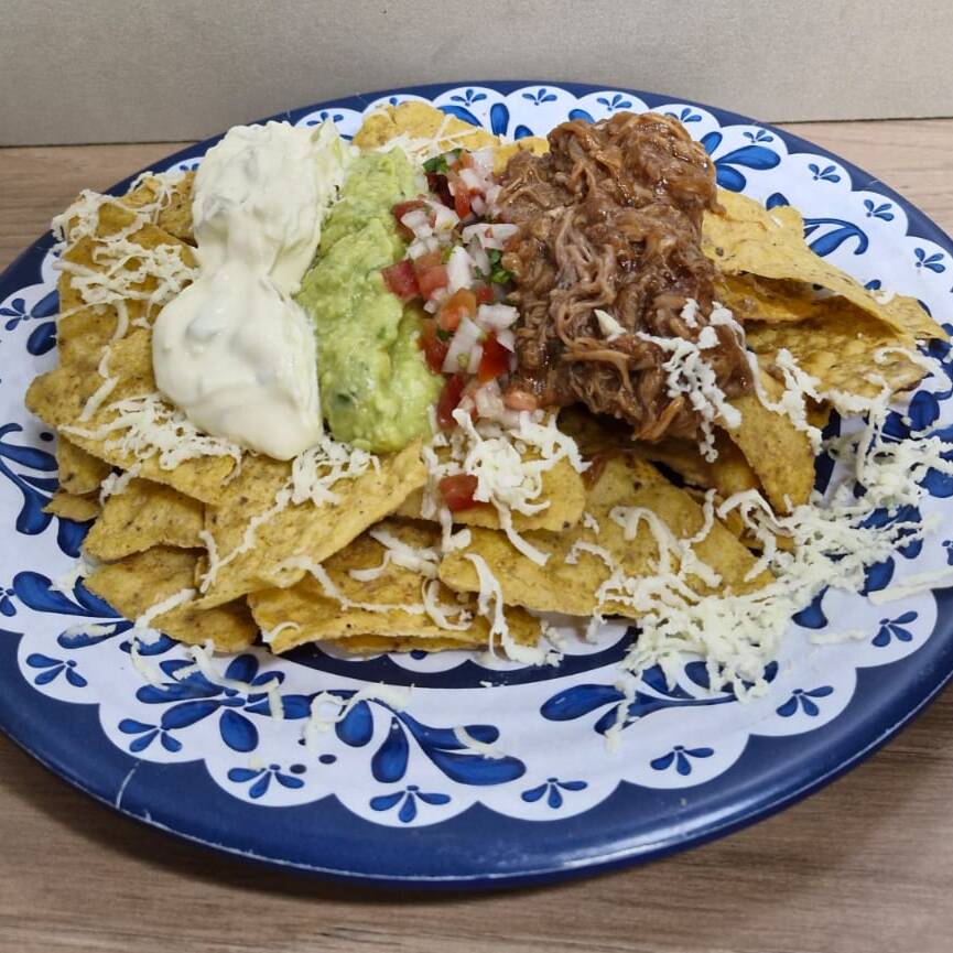 Nachos con Pulled Pork Personal
