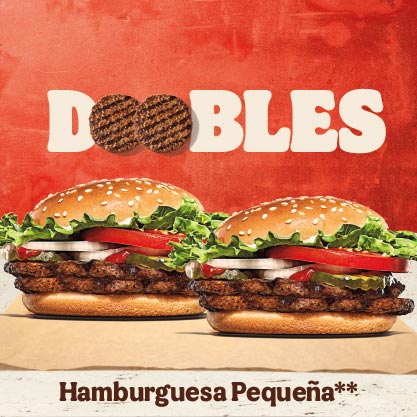 Whopper Jr Doble + Whopper Jr Doble