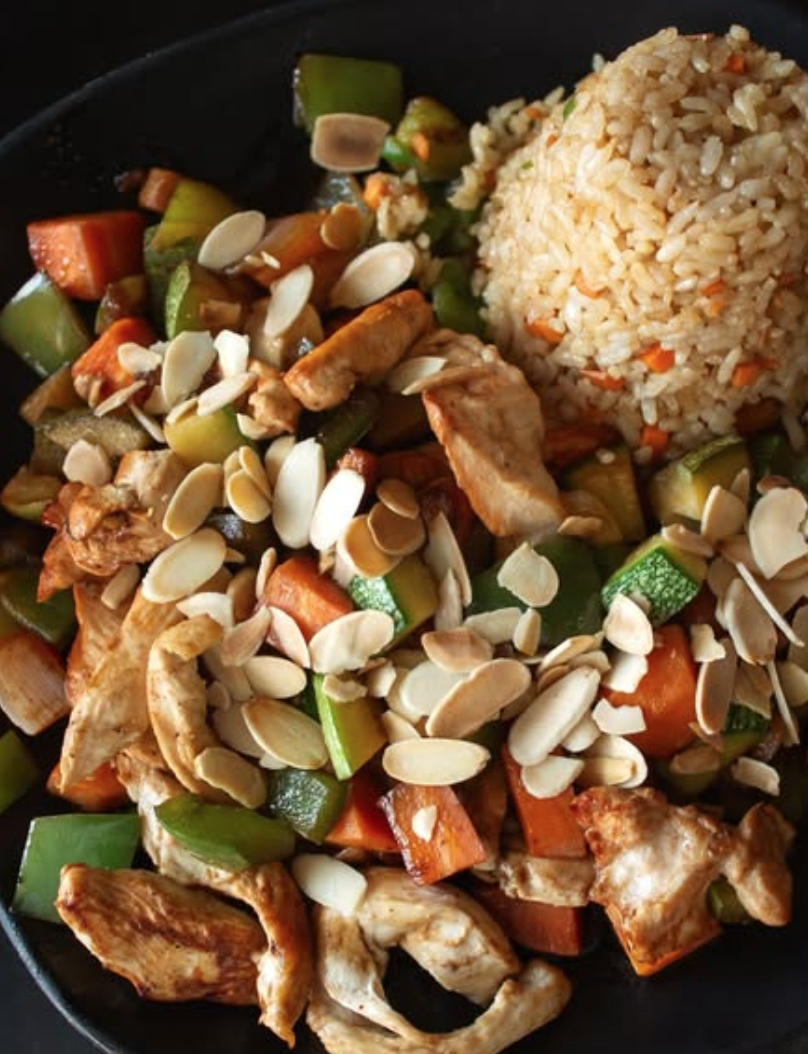 Pollo almendrado