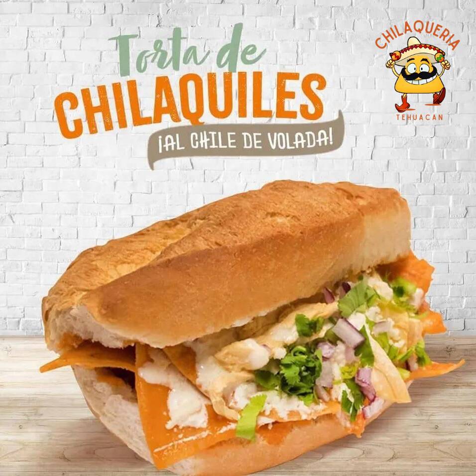 Torta de Chilaquiles Rojos