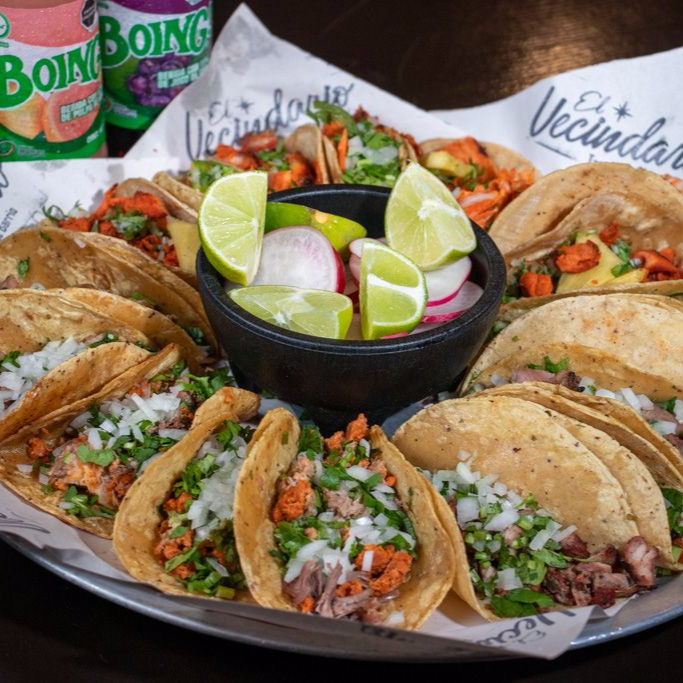 Plato Taquero 18 Tacos