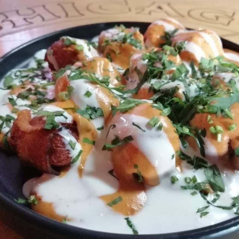 Salchichas al chipotle