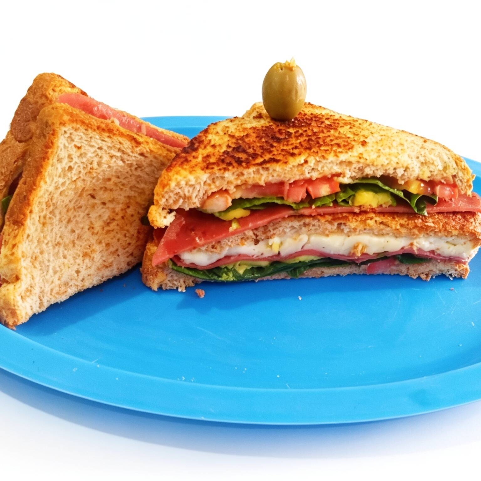 Sandwich Especial (Espinacas y Queso Crema)