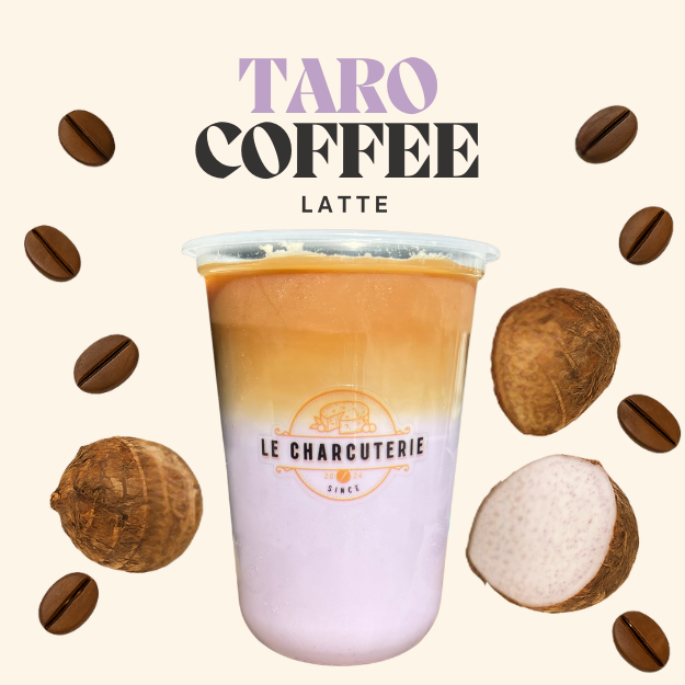 Taro Coffee Latte (16 Oz)