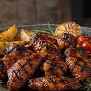 Alitas a la Leña (6 Pzas.)