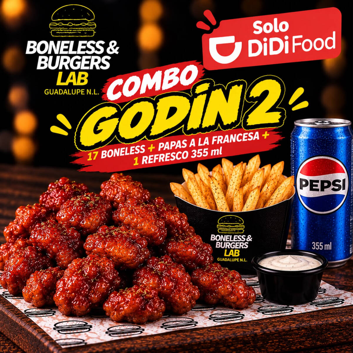 Combo godin 2 Pepsi.