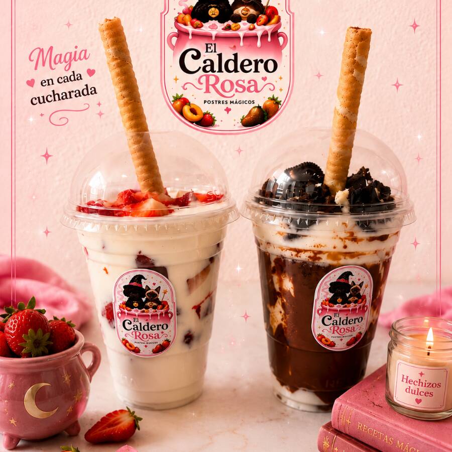 Fresas y Duraznos con Crema
