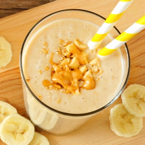 Licuado de Plátano con Avena