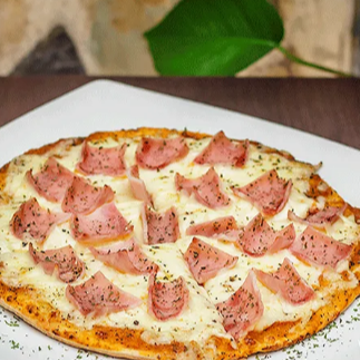pizza salami tocineta maiz