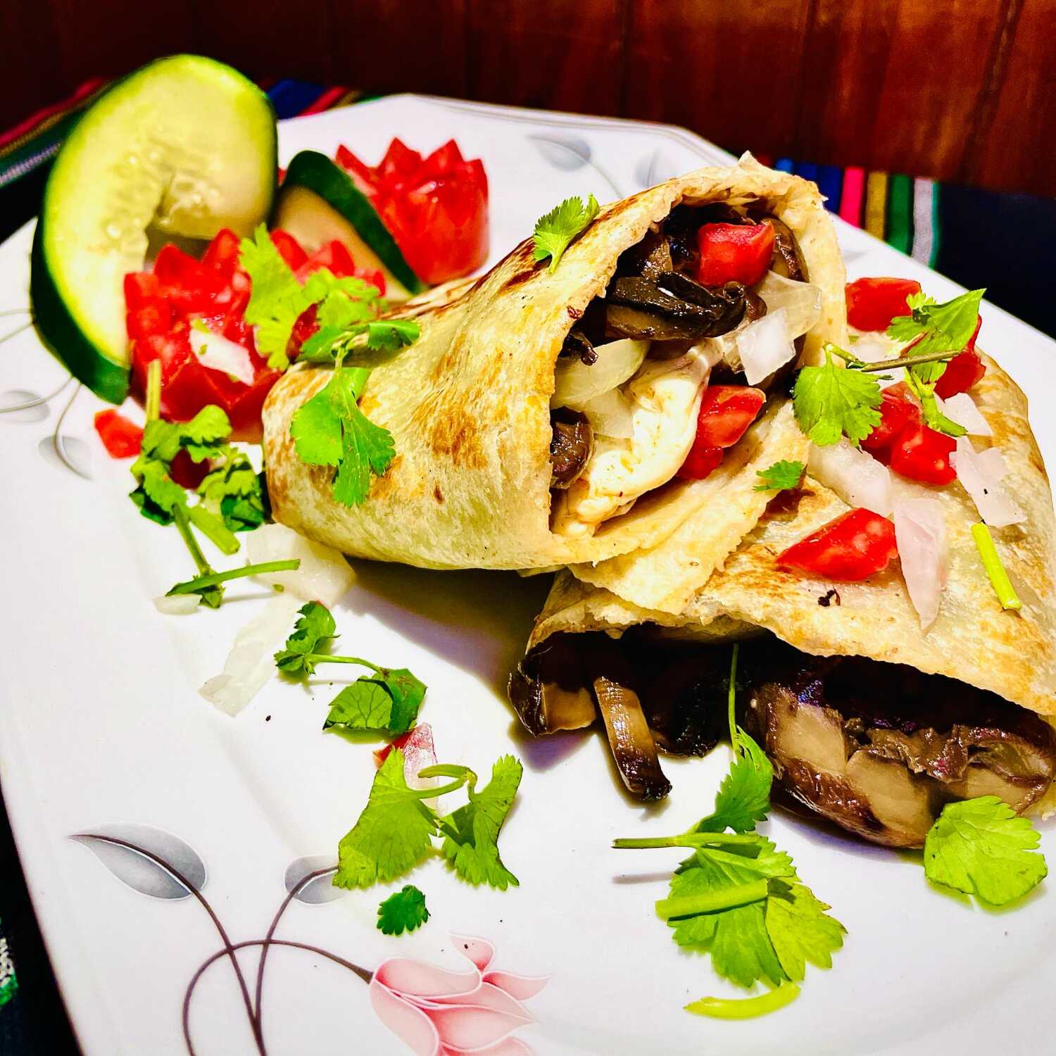 Burrito de Champiñón+Quesillo