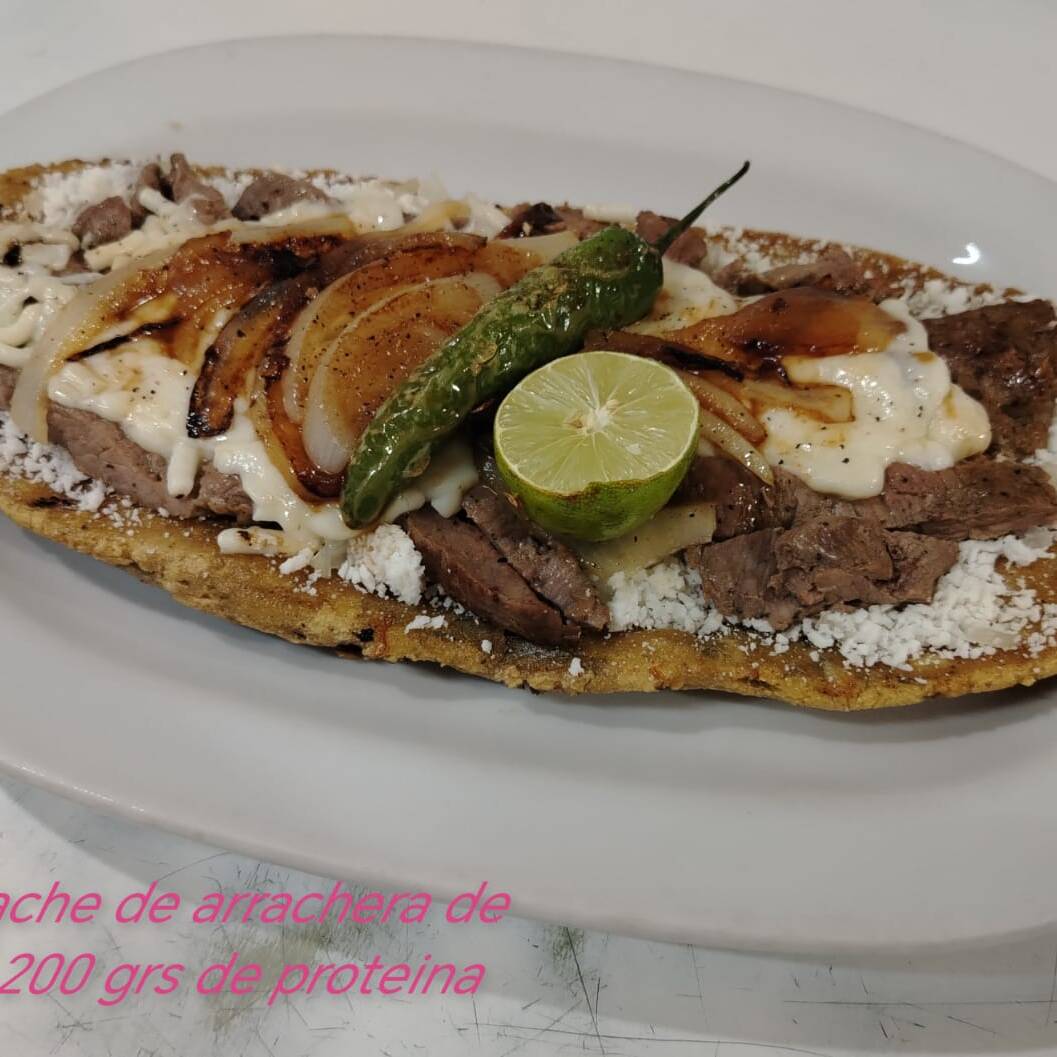 Huarache de Arrachera (230 gr.)