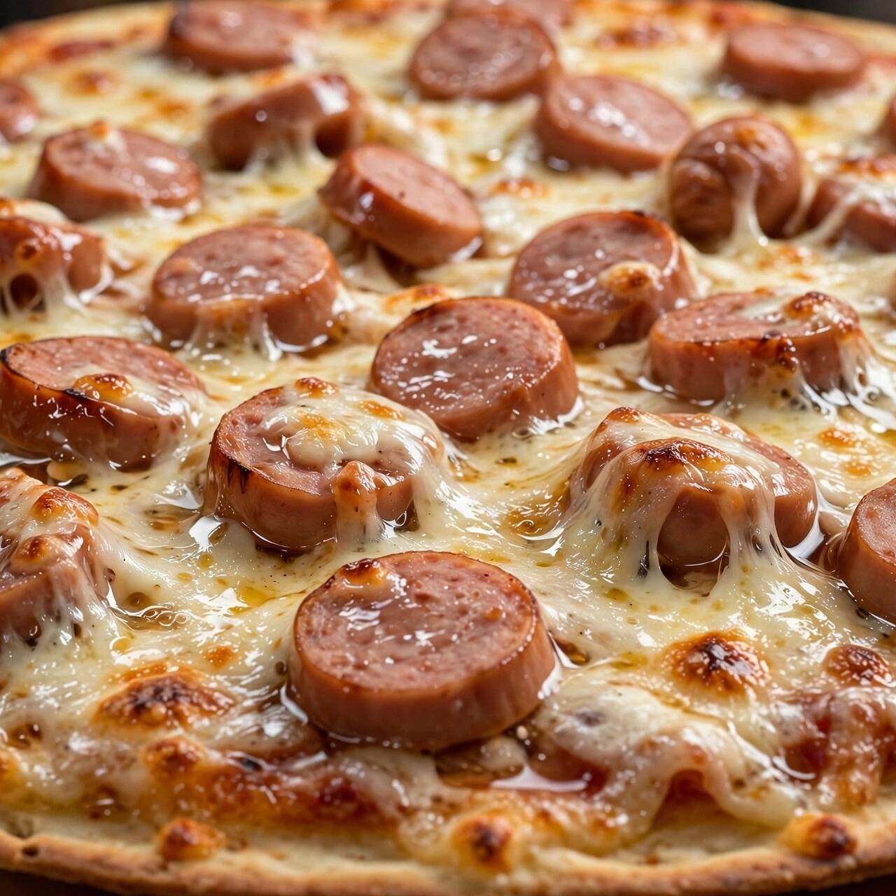 Pizza de Salchicha