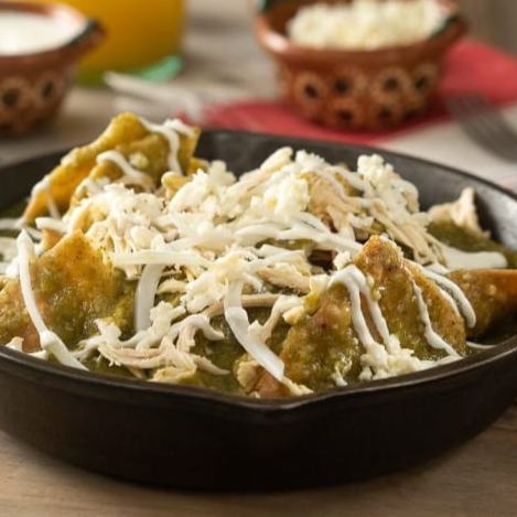 Combo-Chilaquiles Verdes + Horchata