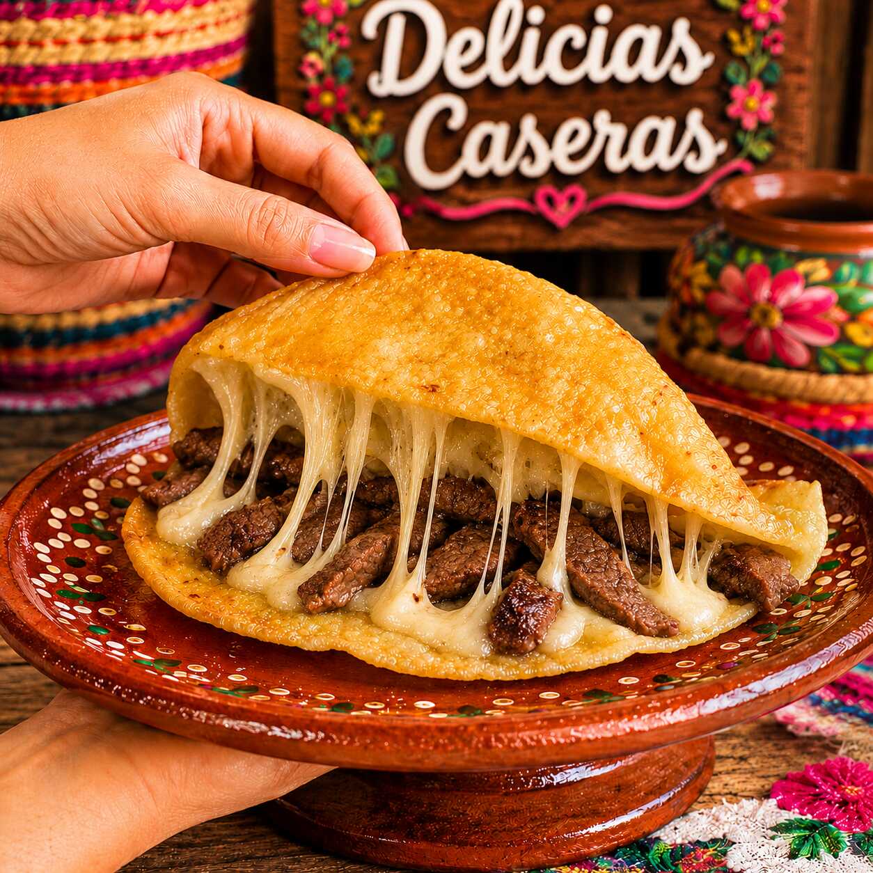 Quesadilla jumbo con proteína