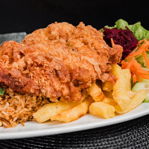 30% OFF: Pollo broaster + gaseosa