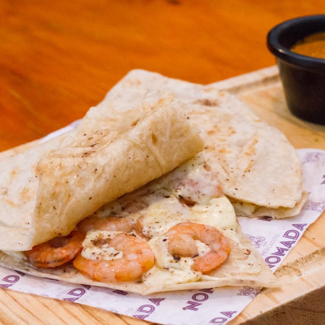 Quesadillas de camaron