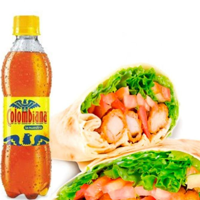 Burrito El Mero + COLOMBIANA POSTOBÓN 250ml