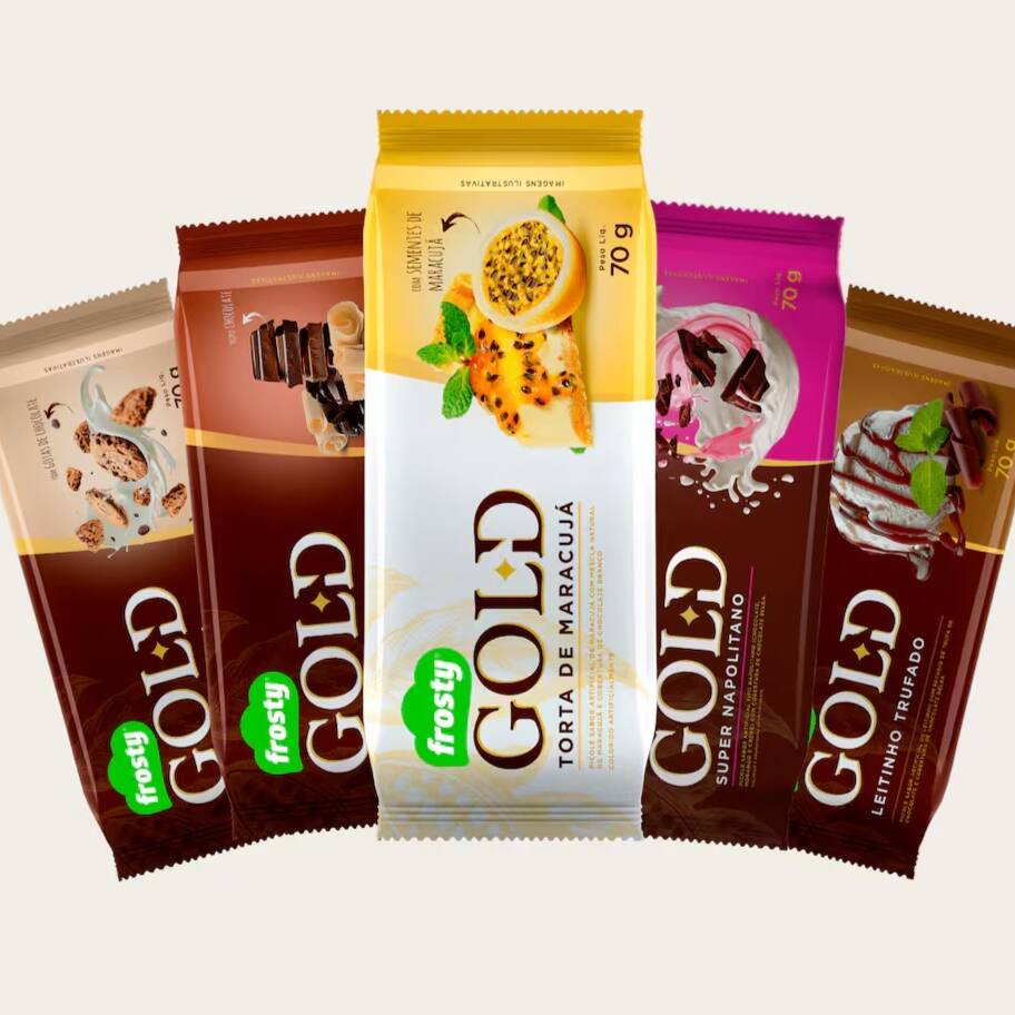 Pague 4 leve 5 picolés gold