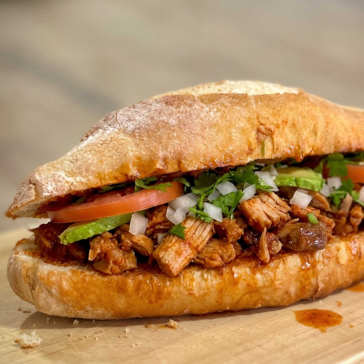 Lonche de Adobada