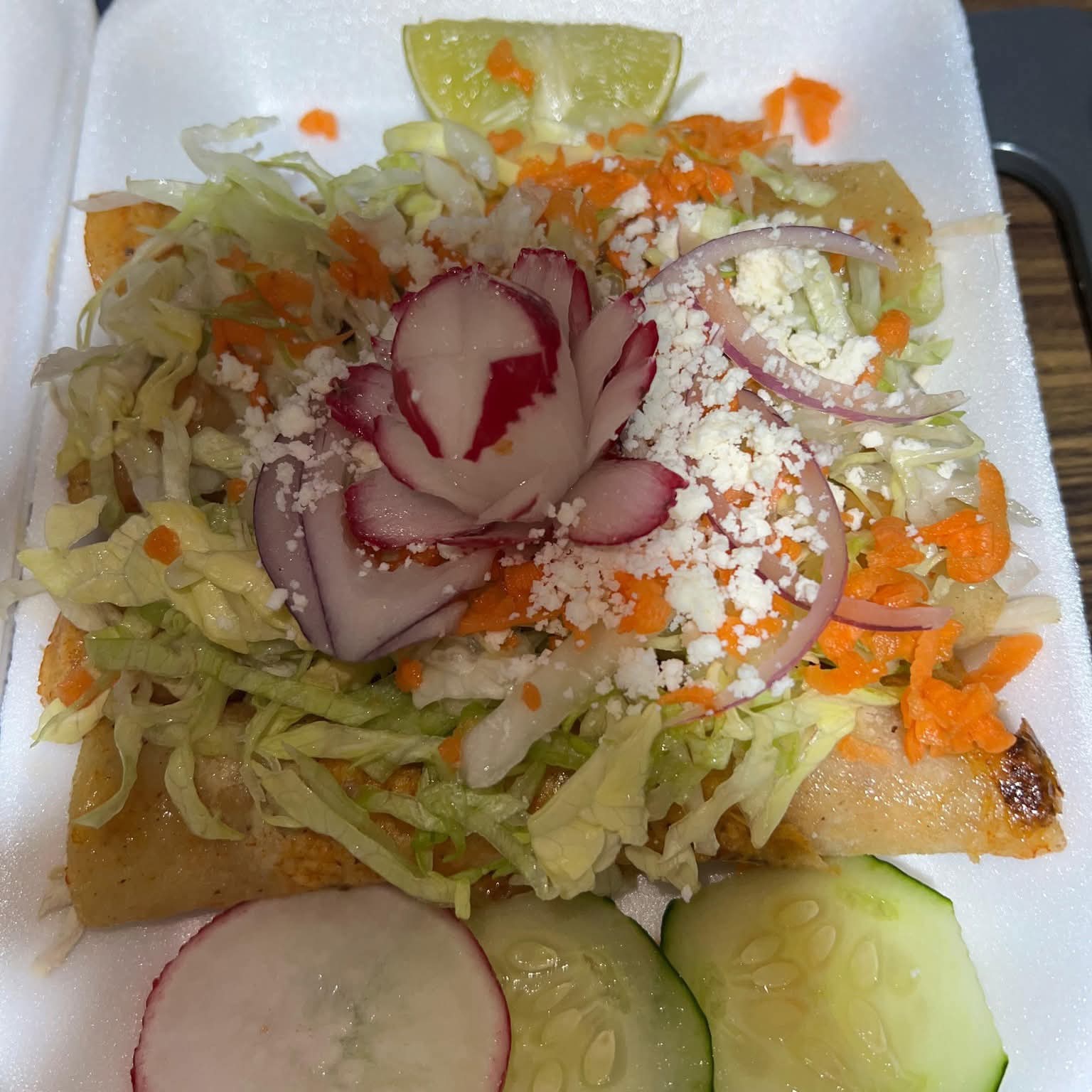 4 ENCHILADAS POLLO