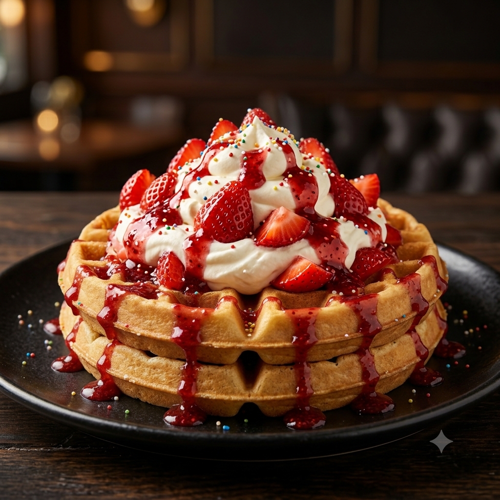 Waffle Fresa Deluxe