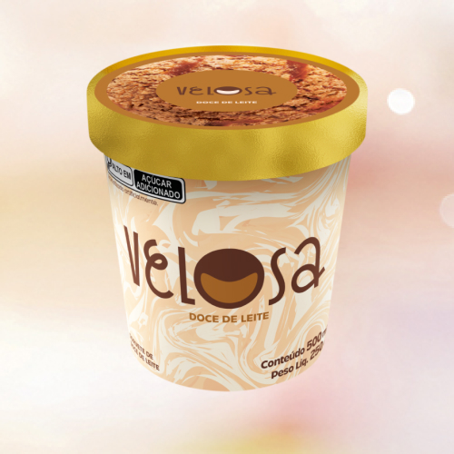 Sorvete de doce de leite cremoso repleto de doce de leite puro para ficar ainda mais perfeito.