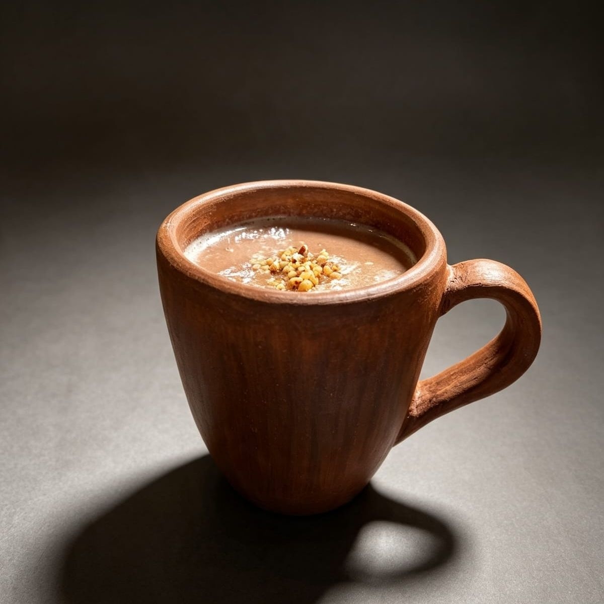 Atole de jamaica con fresa