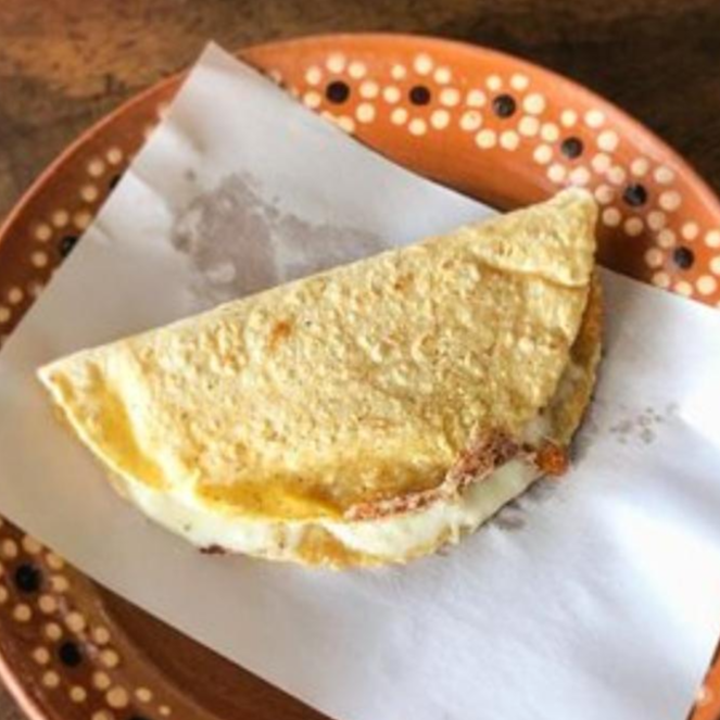 Quesadilla sencilla de maiz