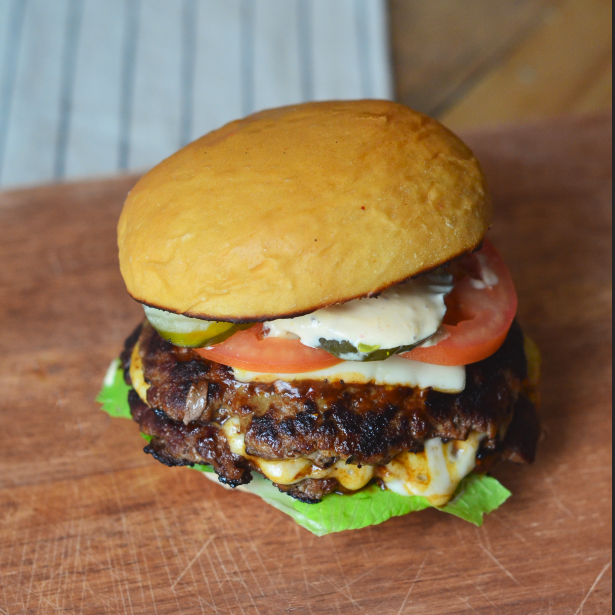 Burger doble western