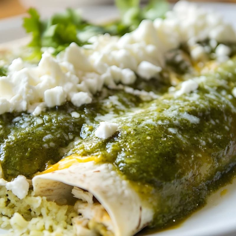 Jamon Dorado a la Plancha con Enchiladas