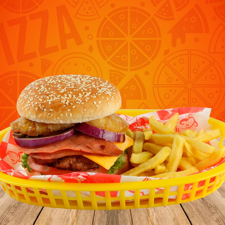 Hamburguesa Hawaiana