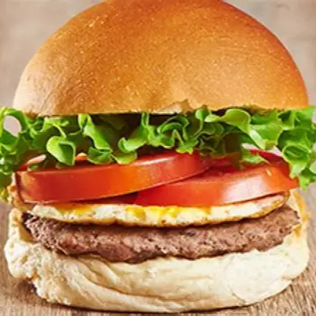 PÃO, CARNE, QUEIJO, OVO, SALADA E MOLHO