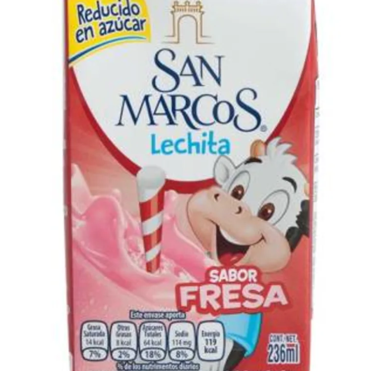 Leche Sabor Fresa 236 ML