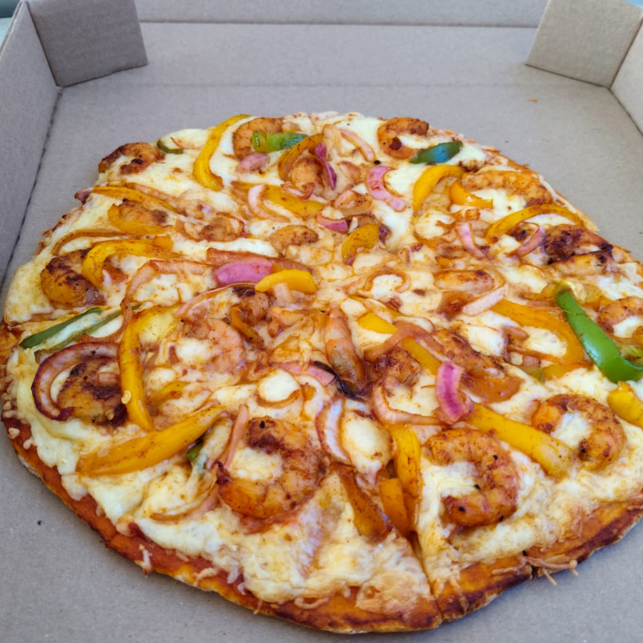 PIZZA DE CAMARÓN GRANDE
