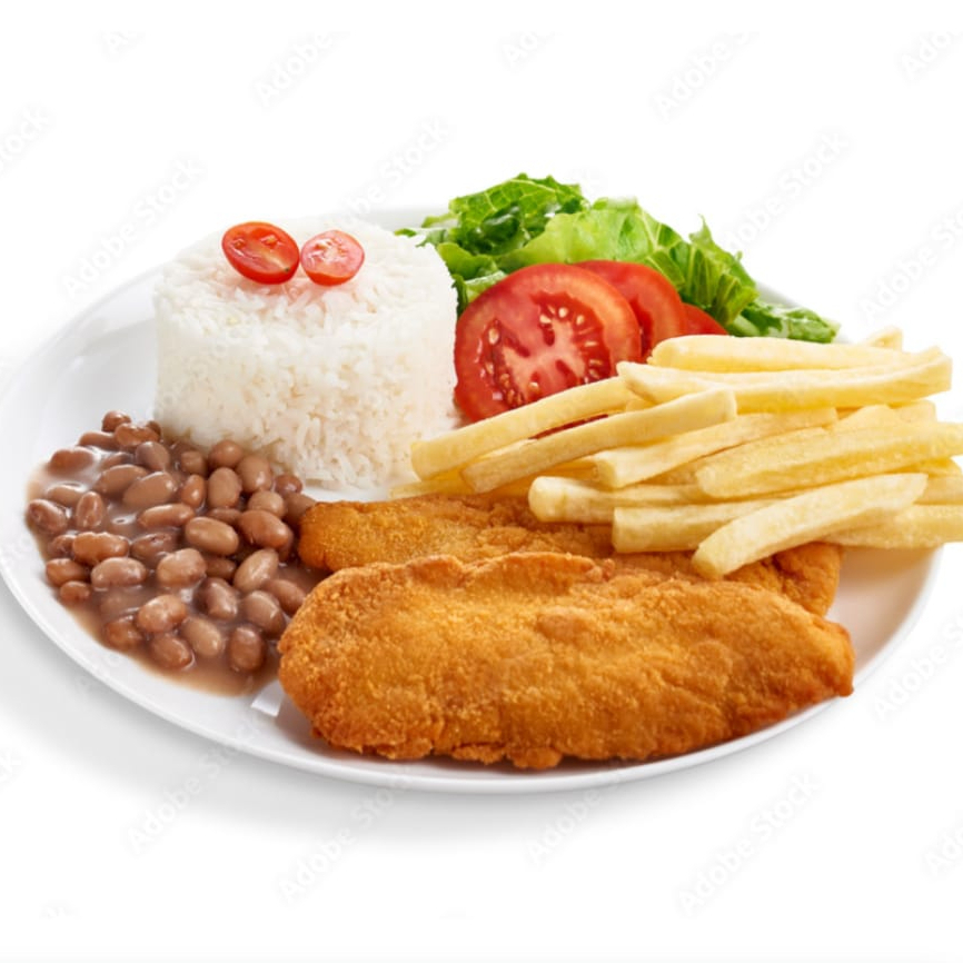 Acompanham : arroz, feijão ( fritas ou Salada)