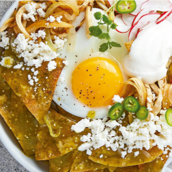 Chilaquiles con Proteína