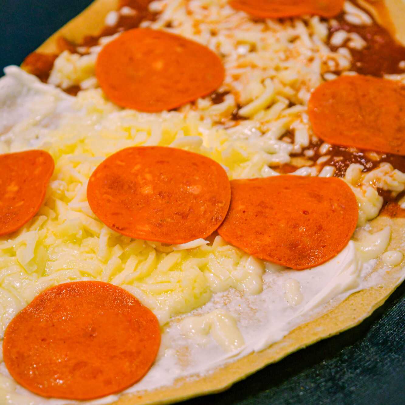 2 QuesosPepperoni Crepizza