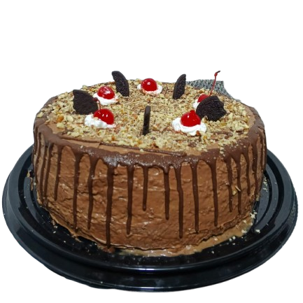 Rebanada Pastel Moka-Chocolate con Nuez