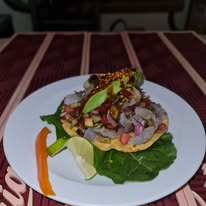 tostada de Pulpo