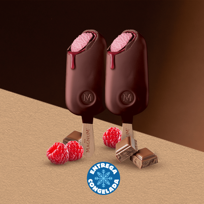 Magnum Double Frambuesa (2 pzas)